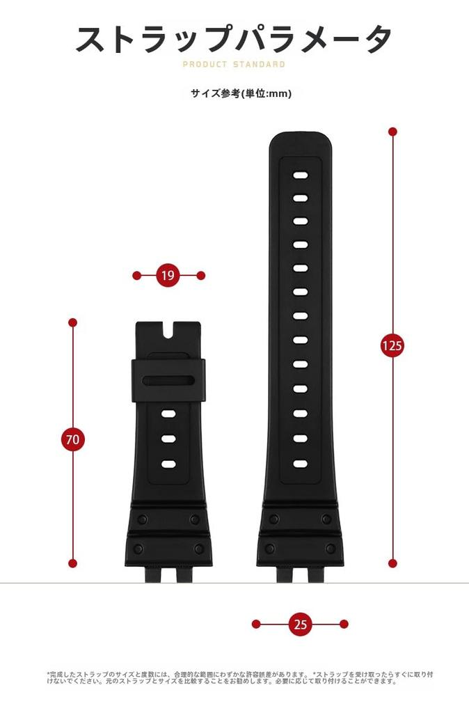 [syzynicy] Replacement Silicone Watch Strap for GM-B2100/GMW-B5000 Black Resin Double Convex Watch Band (Black Link Silver Buckle, GM-B2100)