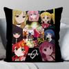 Анимация Одинокий R-Рок Наволочка Квадратная Подушка Спальня Диван Досуг Комфорт Подушка Автомобиль Гостиная Домашнее Украшение 40X40
