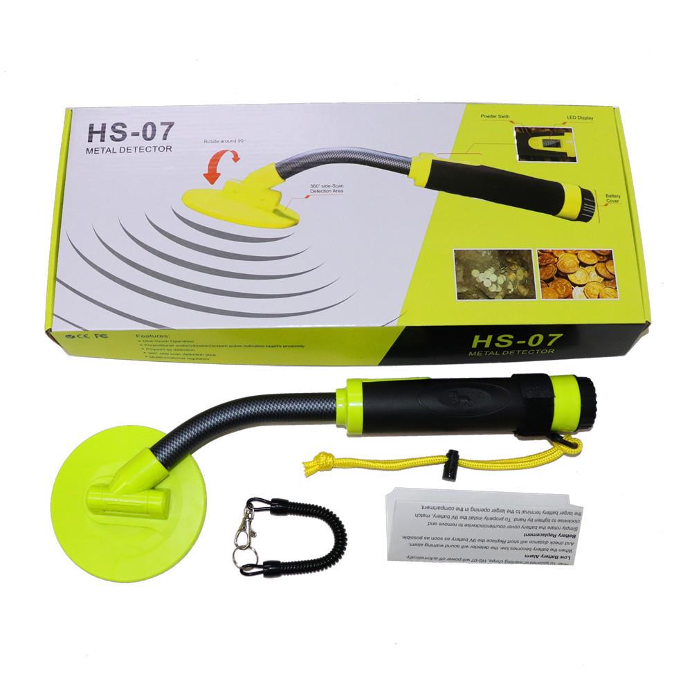 Высокочувствительный водонепроницаемый ручной металлоискатель, поисковик кладов, палка