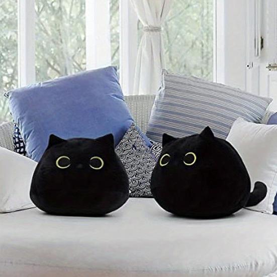 Подушка для дивана с плюшевой игрушкой в виде кота, супер мягкая ткань, 5 размеров, подушка для снятия стресса, декор для спальни