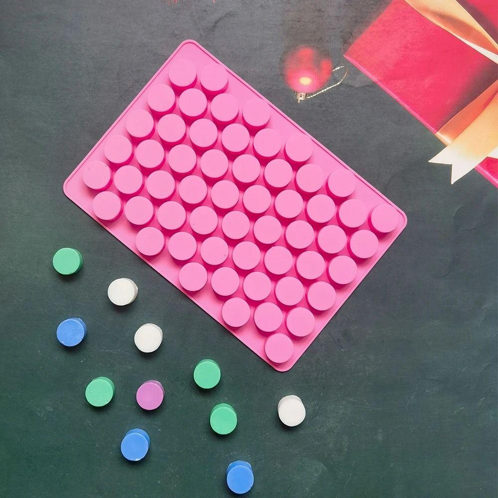 Silicone Cylindrical Molds 55 Cavity Chocolate Cake Mold DIY Candy Mold  Ice Cube Chocolate