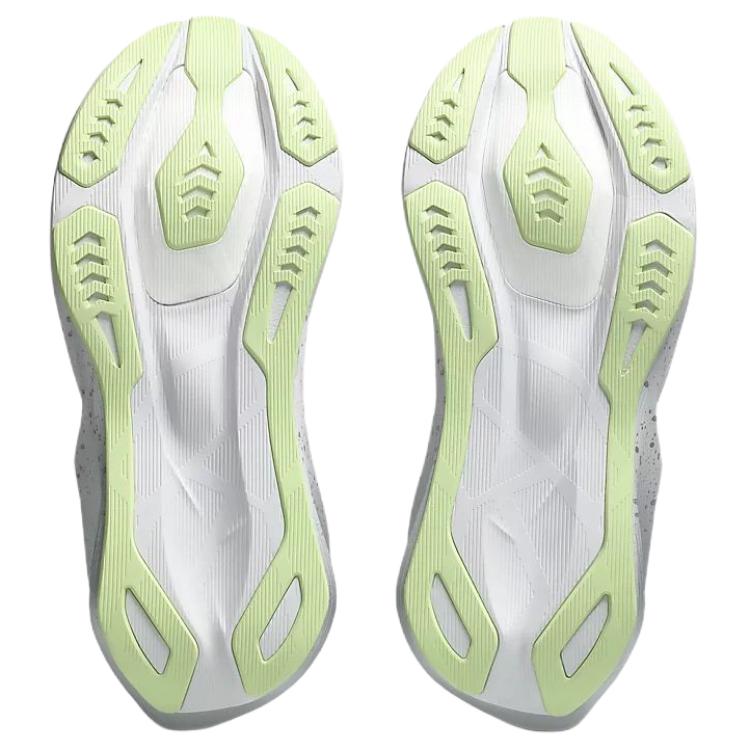 ASICS NOVABLAST 6 Running Shoes Women's Platinum/Neon Green