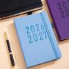 Pu Leather A5 Agenda Planning Notebook 12 Months To-do List Notebook Office Work Planner  School