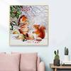 New Arrival 5D DIY Full Circle Diamond Painting "Squirrel and Bird" Embroidery Cross Stitch Home Decor Gift