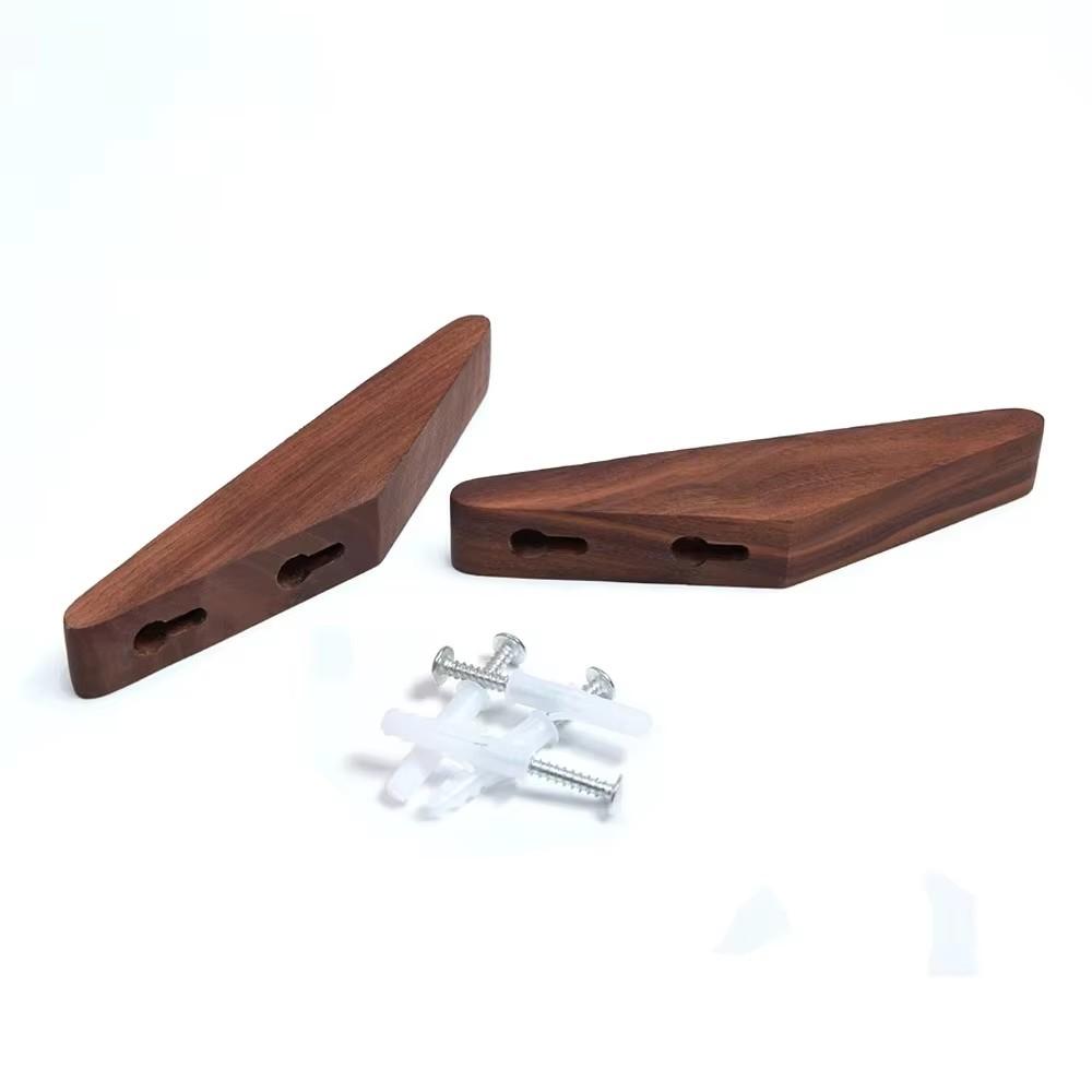 1/4 шт. Натуральные деревянные настенные крючки Декоративный крючок для ключей Крючок-вешалка для одежды, шляп, шарфов, сумок Организатор для кухни, ванной комнаты Декоративный крючок