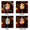 Creative 3D Cartoon Carousel Lantern PVC Waterproof Handheld Lantern Handmade Chinese Style Portable Lanterns New Year