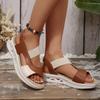 New Large Size Women's Platform Sandals Soft Sleeve Platform Beach Sandals