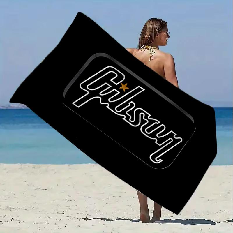 Gibson Beach Towel Microfiber Beach Towel Super Soft & Absorbent for Bath, Beach, Travel Bath Time Accessory, Fan gifts