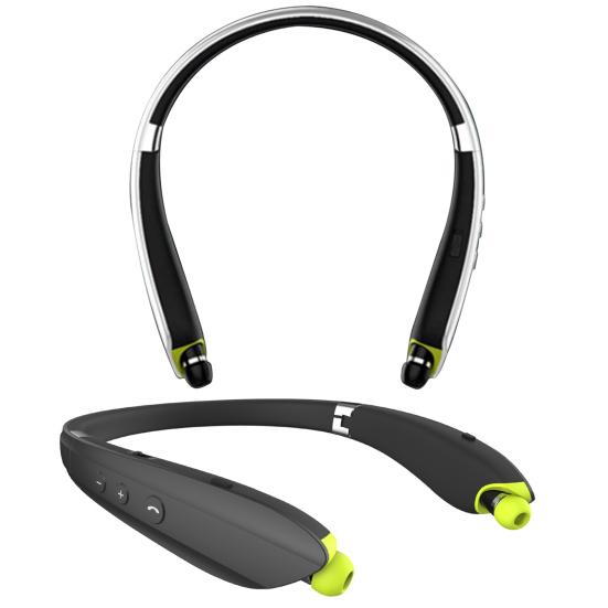 SX-990 Наушники с сабвуфером, подвесные наушники-вкладыши, складные Bluetooth-совместимые беспроводные наушники со звуком HiFi 5.0