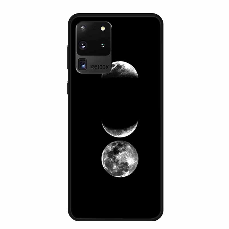 For Samsung Galaxy S20 Ultra 5G Case Astronaut Soft Silicone Phone Cases for Samsung S20 Ultra LTE 5G Shell Protective Moon Capa