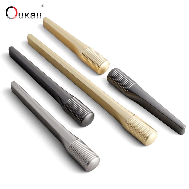 Oukali Modern Design Zinc Alloy Handles From China for Cabinet Dresser Wardrobe Bedroom Living Room Kitchen Bathroom Use