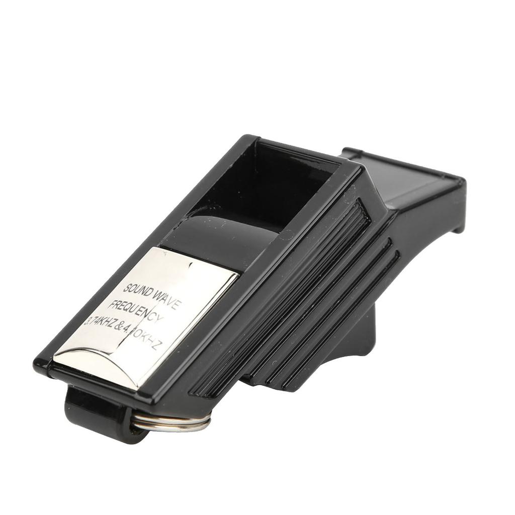 Баскетбол Спортивный судейский свисток Кемпинг Выживание Аварийные спасательные свистки Черный и серебристый