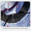 Love Heart Embroidery Denim Fisherman Hat Versatile Sun Protection Hat Fashion Bucket Hat  Women