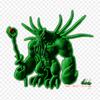 Cthulhu Iron On Heat Transfer Printing Vinyl Patches Sticker for Clothes DIY Appliques Washable Patches