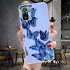 Blue Butterfly Beautiful Wing Soft Phone Case For Xiaomi Redmi Note 15 14 14S 13 12 Pro Plus 12S 11 11S 11E 10 10S 11T 5G Fundas
