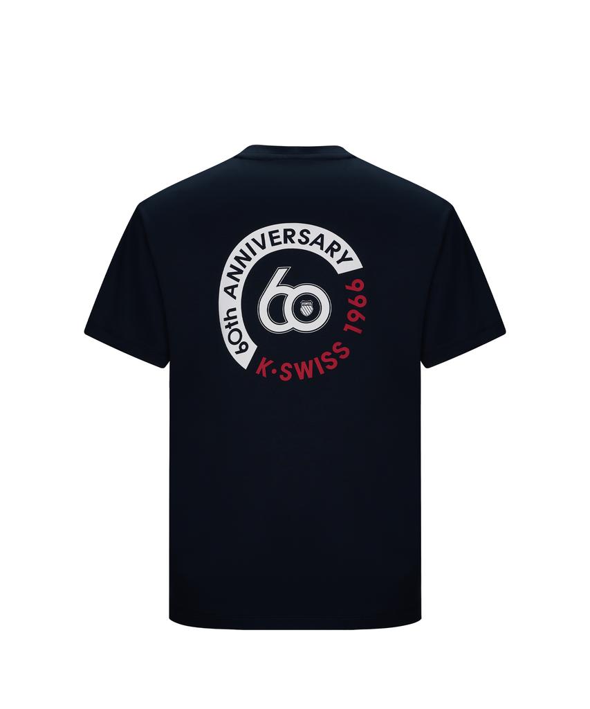 K-SWISS Men'S 60Th Anniversary Short Sleeve T-Shirt_1Kstsmv001Na