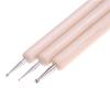 3Pcs Ball Styluses Tool Set For Embossing Pattern Clay Sculpting