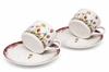 Set of Two Cups with Saucers 180 Tulips Gift