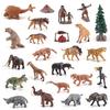 12 Simulated Prehistoric Animal Models Of Ancient Hominids Giant Rhinoceros Mammoths Multiple Children'S Decorative Toys