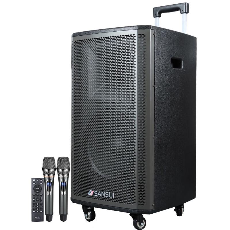 SANSUI L12 Portable Outdoor Karaoke & PA Speaker CN plug (adapter included) (CN version)