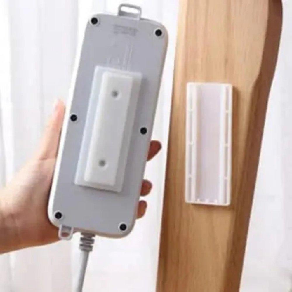 Держатели для розеток Органайзеры для розеток Мощный бесследный настенный самоклеящийся кабель Бесшовный держатель для удлинителя для домашнего офиса ZPG