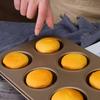 Muffin Pan Carbon Steel Cupcake Pan Nonstick Heavy Duty Easy To Clean 4/6 Cup Waffles Baking Mold for Parties