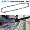 1-5PCS 10 Inch Steel Chainsaw Chain 40 Drive Links Saw Chain Electric Chainsaw Chain Chainsaw Blades for Wood Branch Cutting