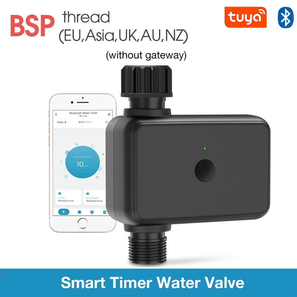 Умный таймер полива Bluetooth/Zigbee, 1 выход, контроллер полива, программируемый для сада, двора, посадок