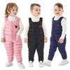 Winter Children Cotton Pants Warm Overalls Boys Winter Thick Pants Down Cotton Kids Overalls for Girls Children Jumpsuit Pants