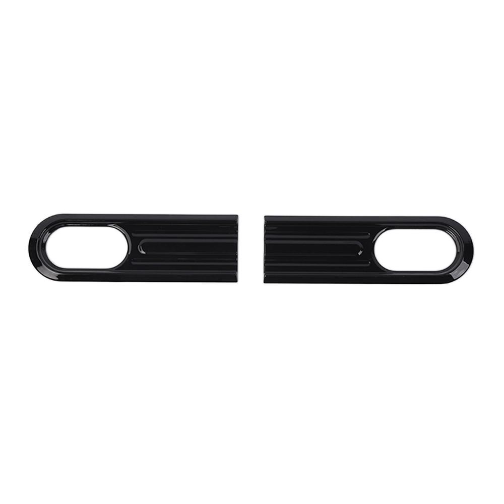 Black Car Side Fender Turn Signal Light Lamp Decoration Cover Stickers for Suzuki Jimny JB64 JB74 2019-2025 Exterior Accessories