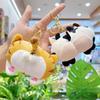 Creative Plush Corgi, Pig, and Cat Butt Keychain Pendant Charm for Women