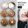 Adjustable Screw-On Waist Buttons for Jeans
