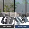 Unidirectional Window Privacy Home Office Shading and Heat Protection UV Large Size Static Adhesive Reflective Mirror Film