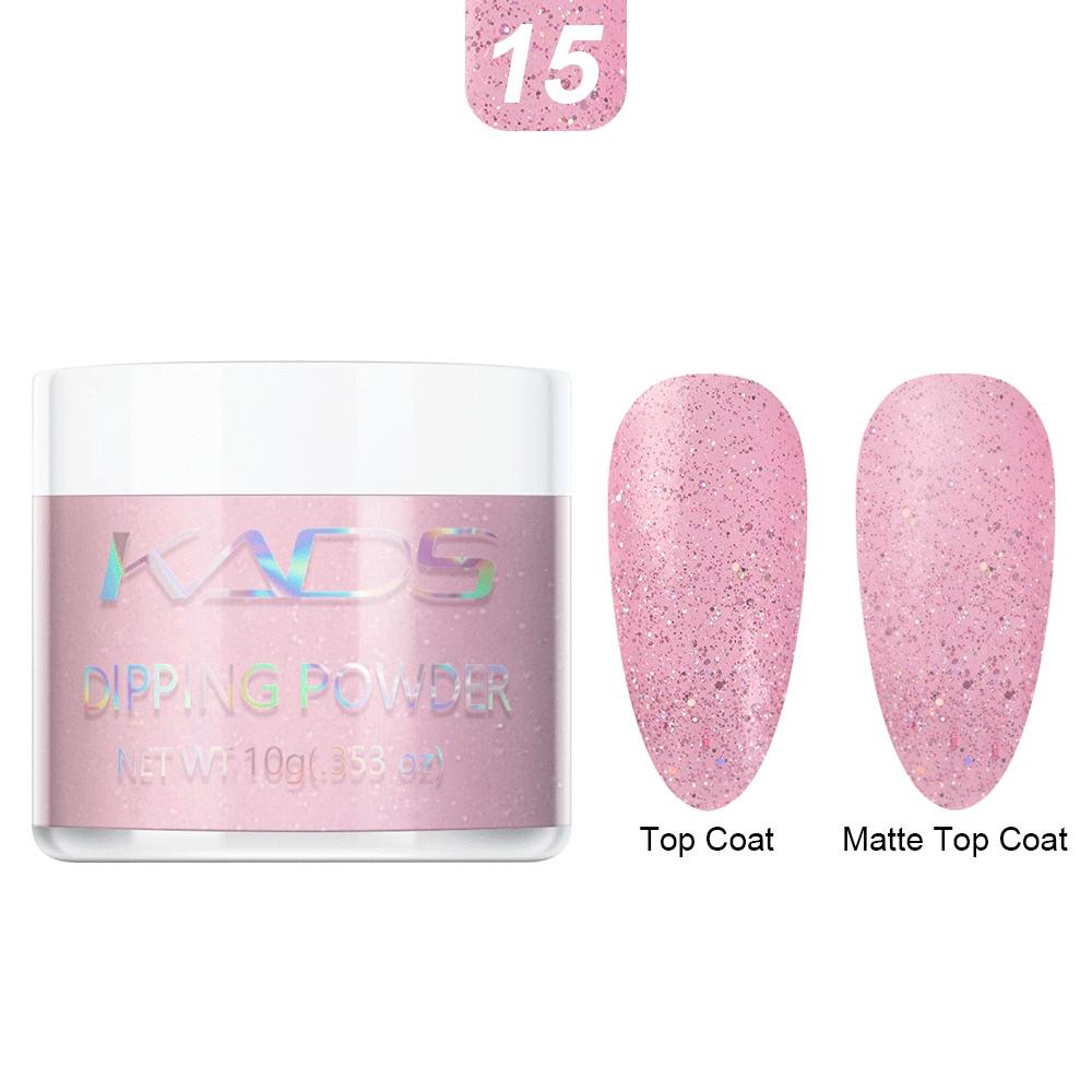 kads 40 цветов, 10 г, порошок для окунания ногтей, красочный блеск для ногтей, пыль, хромированный пигмент, блестящие украшения для маникюра