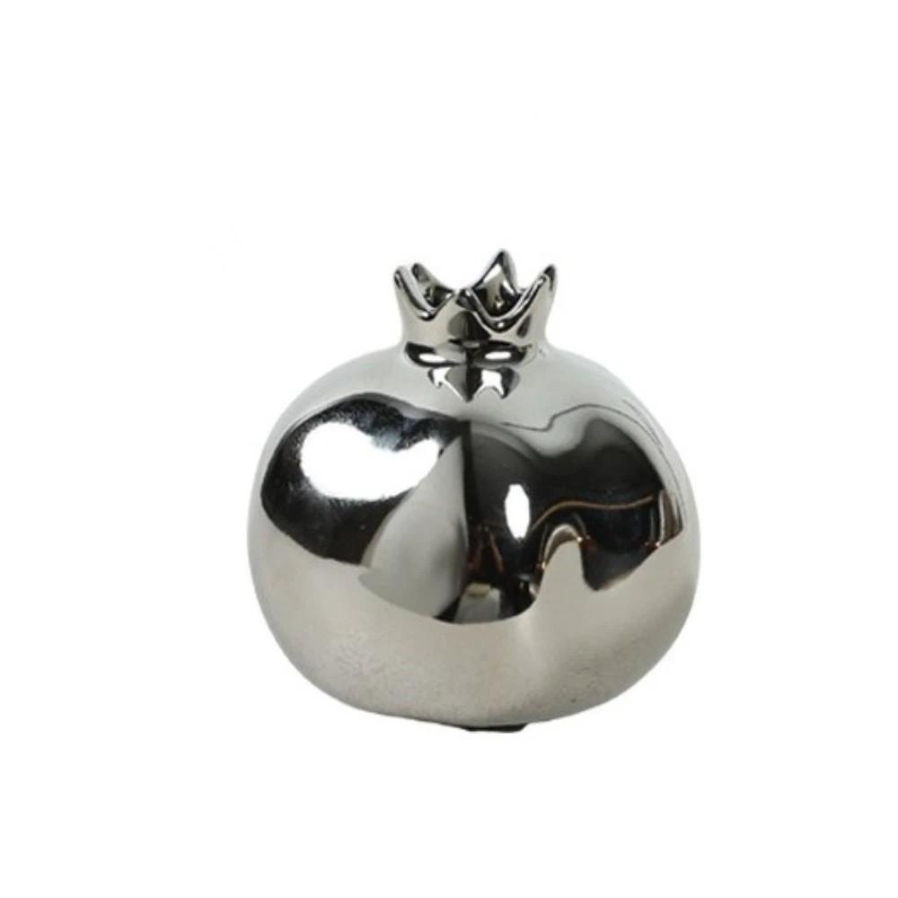 Handmade Simulated Pomegranate Vase Fruit Shaped Bud Vase Ornament Gift Desk Vase Desktop Decor