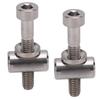 2PCS Bike Seatpost Fixed Screw M5x30mm Ti Alloy Bike Seatpost Fixed Bolts for Cycling DIY