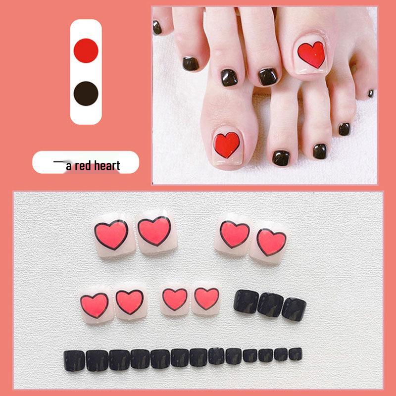 Press-On Toenail Art: Finished Nail Pieces and Wearable Patches