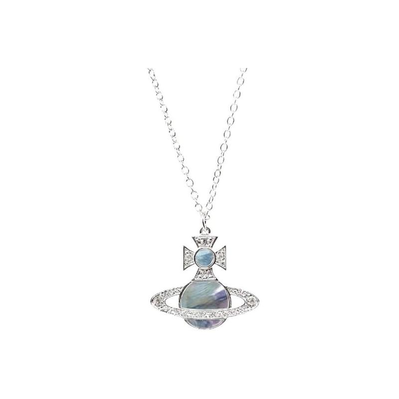 Vivienne Westwood Ball Pattern Necklace Women's Silver 630203FV/02P645