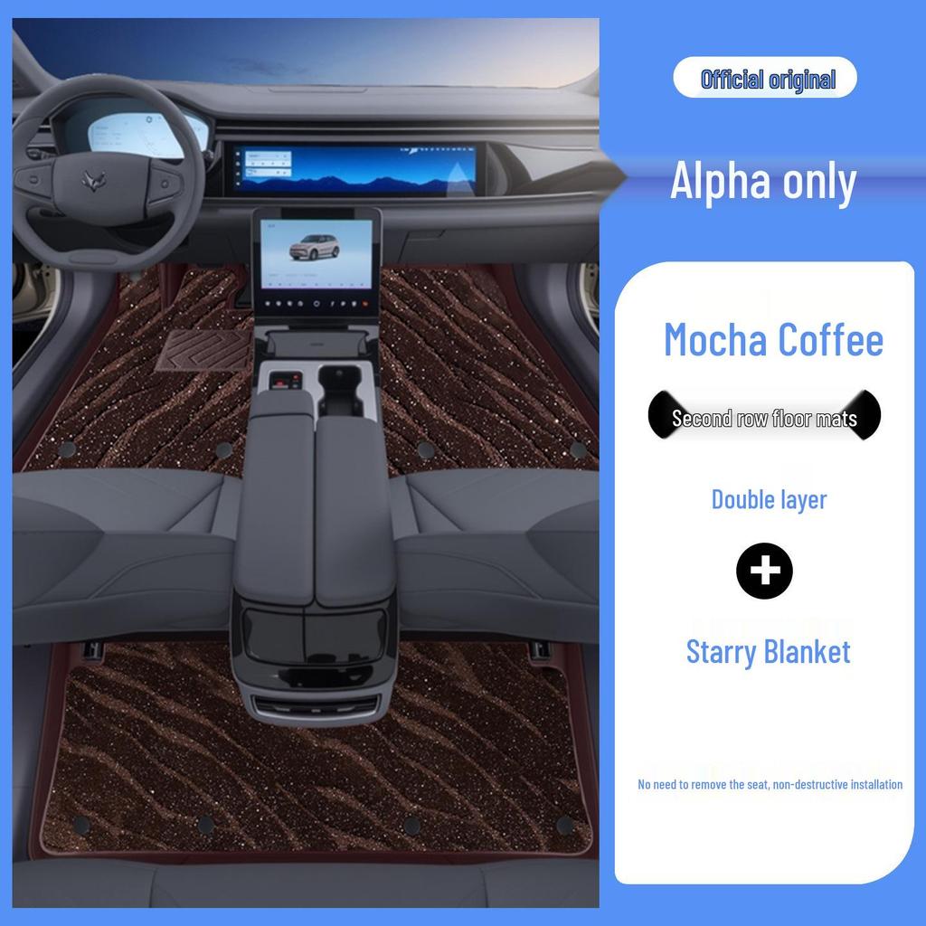 Экологичные кожаные коврики для пола для Jihu Alphard T6: Полная защита и модификация интерьера.