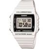 Стандартные цифровые часы CASIO W-215H-7AV Мужские Женские Глянцевый Белый x Черный Зарубежная модель ...