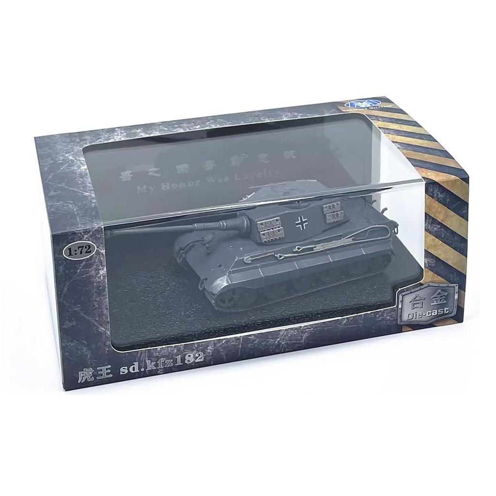 1:72 Alloy World War II German Berlin 1945 Tiger II Tank Military Tank Model Simulation Fighter Military Science Exhibition Model