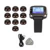 Wireless Waiter Calling System 1 for 10 Vibration Buzzer Alert Rechargeable Restaurant Pager System