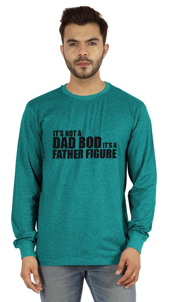 Inkmeso Мужская футболка It's Not A Dad Bod It's A Father Figure Смешные цитаты Папочка футболка