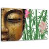 Canvas Print Gold Buddha Bamboo Zen Spa