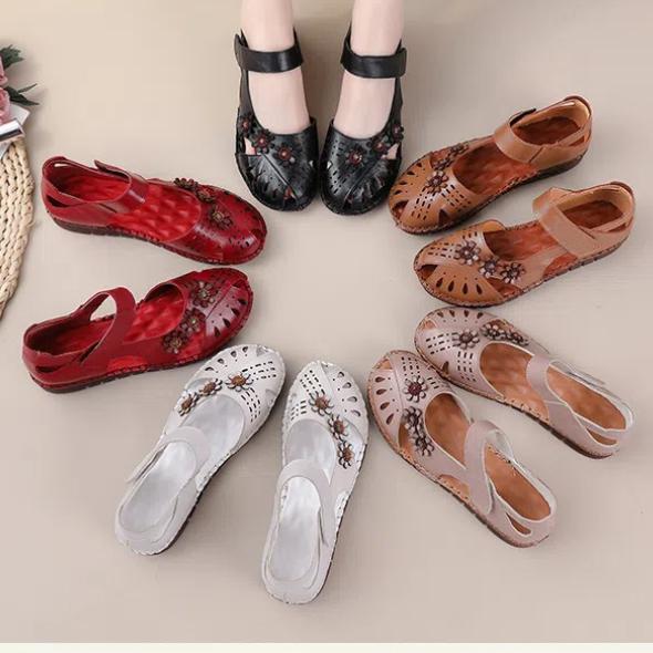 Новые летние женские кожаные туфли в стиле ретро, туфли на плоской подошве без шнуровки, винтажная обувь на мягкой подошве, женские новые лоферы на плоской подошве