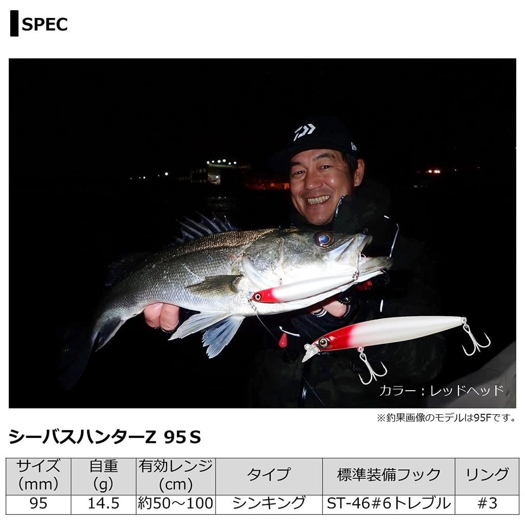 Daiwa Seabass Hunter Z 95S Burning Sardine 95