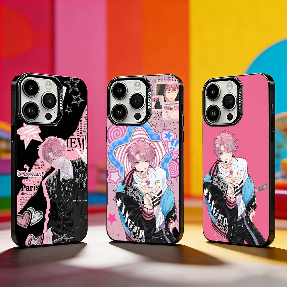 Чехол для телефона Tamon s B-Side для iPhone 17,16,15,14,13,12,11 Plus,Pro Max,XS,Цветной серебристый чехол для телефона