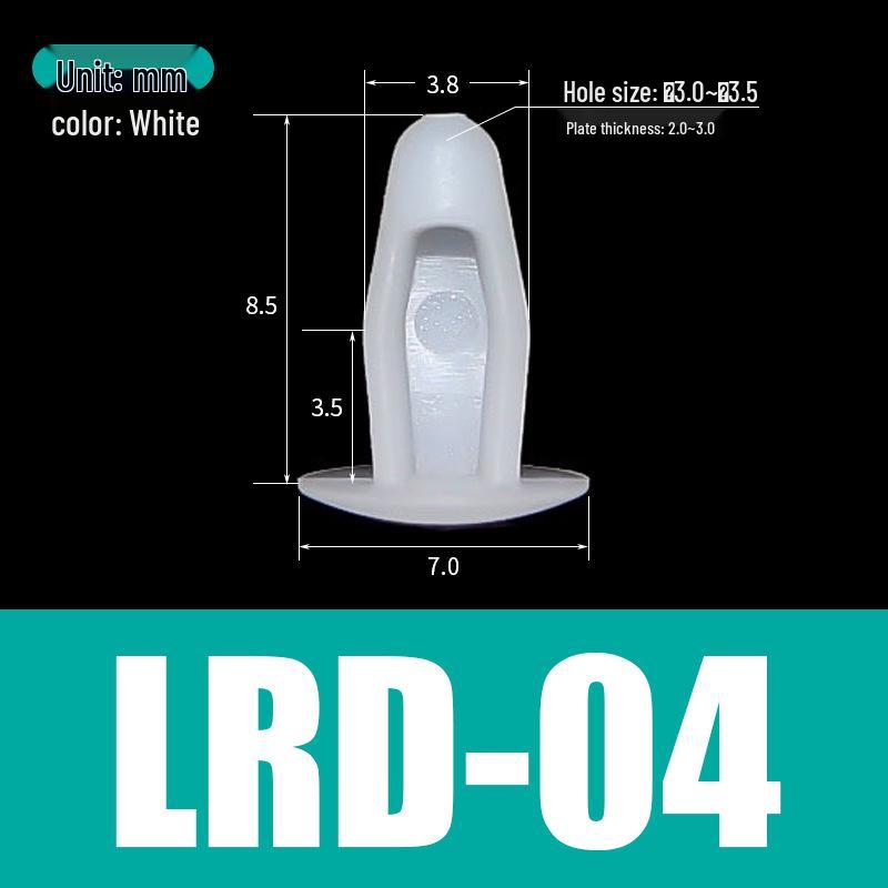 Cloud Science Нейлоновый Заклепка LRD-04: Простая фиксирующая пряжка для печатной платы с дюбелем