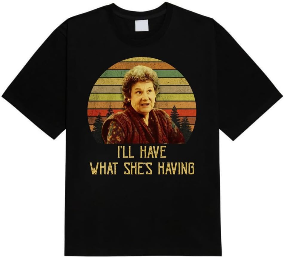 When Harry Met Sally Shirt, I'll Have What She's Having Vintage T-Shirt, Movies Quote Unisex Tshirt Black