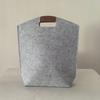 Высококачественная однотонная сумка из войлока, большая вместимость, многоразовая хозяйственная сумка-тоут, портативная, экологически чистая, сумка для покупок, подарок на выставку